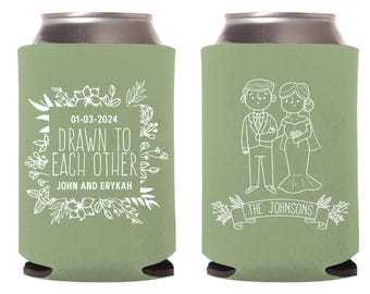 Wedding Coolers, Coolers, Personalized Wedding Can Coolers, Wedding Can Coolers, Can Coolers, Wedding Party Gifts, Wedding Gifts (111)