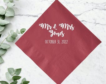 Personalized Wedding Napkin Favors, Customized Napkin Wedding Favors, Printed Wedding Napkins, Customized Wedding Dinner Napkins Favors (39)