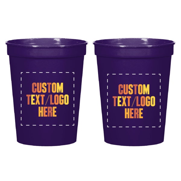 Full Color Stadium Cups, Personalized Full Color Stadium Cups, Customized Full Color Cups, Custom Full Color Stadium Cups, Customized Cups