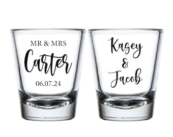 Custom Wedding Shot Glasses, Custom Shot Glasses Favors, Wedding Shot Glasses Favors, Custom Shot Glasses, Shot Glasses Wedding Favors (309)