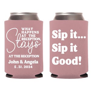 Custom Wedding Can Coolers, Personalized Wedding Can Coolers, Customized Wedding Can Coolers, Personalized Wedding Favors, Custom Favor (62)