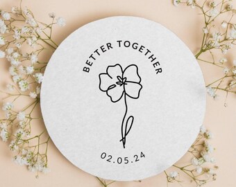 Unique Wedding Coasters, Custom Favors, Memorable Gift Coaster, Elegant Table Settings, Custom Wedding Gift, Custom Wedding Coasters (348)