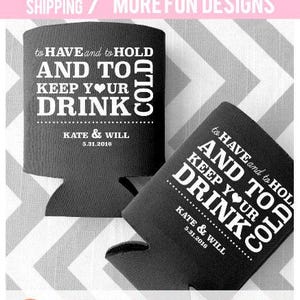 Enfriadores de latas para recuerdos de boda: enfriadores de latas personalizados, enfriadores de latas personalizados para recuerdos de boda (1)