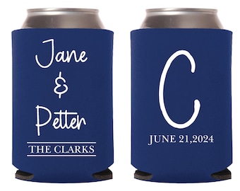 Custom Cooler Favors, Can Cooler Wedding Favors, Custom Wedding Can Coolers, Wedding Can Cooler Favors, Custom Thank You Can Coolers (311)