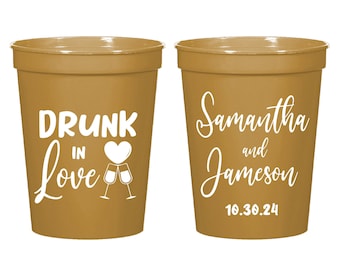 Personalized Wedding Stadium Cups Favor, Custom Stadium Cups Favor for Guests, Custom Stadium Cup Favors, Wedding Stadium Cups Favor (278)