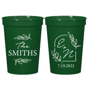 Custom Stadium Cups - Personalized Plastic Cup Favors - Birthday and Wedding Party Favors, Custom Stadium Cup - Customized Plastic Cup (170)