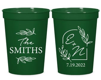 Custom Stadium Cups - Personalized Plastic Cup Favors - Birthday and Wedding Party Favors, Custom Stadium Cup - Customized Plastic Cup (170)