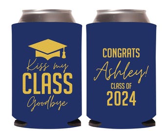 Customized Graduation Can Coolers, Graduation Can Cooler Favors, Custom Can Cooler Graduation as Favor, Custom Graduation Beer Huggers (356)