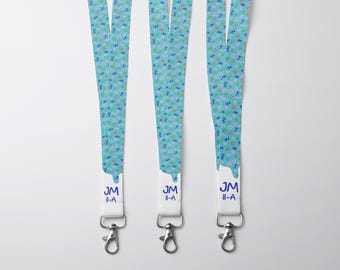 Custom Lanyards, University Lanyards, Personalized College Lanyards, School Spirit Lanyards, College Lanyard Gear, Custom Name Lanyard (441)