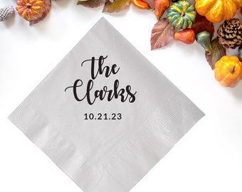 Custom Napkins, Thanksgiving Napkin Favors, Beverage Napkin Favors, Table Napkins for Thanksgiving, Personalized Thanksgiving Napkins (49)