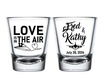 Customized Shot Glasses Favors for Weddings, Personalized Wedding Shot Glasses, Shot Glasses as Favors, Custom Shot Glasses as Favors (266)