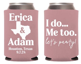 Wedding Can Coolers, Can Coolers, Funny Wedding Coolers, Coolers, Personalized Wedding Favors, Personalized Wedding Can Coolers Favors (48)