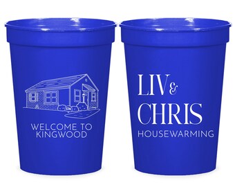 Personalized Venue Stadium Cups, Wedding Venue Stadium Cup Favor, Customized Wedding Stadium Cup Favor, Personalized Stadium Cup Favor (429)