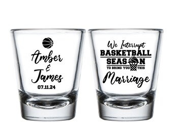 Wedding Shot Glass Favor, Personalized Wedding Shot Glasses Favor, Custom Shot Glasses Favor for Guests, Custom Shot Glass as Favors (274)