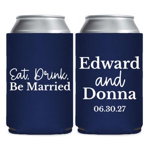 Personalized Can Coolers Wedding Favor, Custom Can Coolers Favors, Custom Wedding Can Coolers, Personalized Wedding Can Coolers Favors (422)
