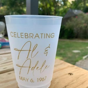 Custom Birthday Cups, Personalized Birthday Cup, 30th Birthday Cups, 30th Birthday Plastic Cup, Custom 30th Birthday Frosted Cup Favor (166) image 6