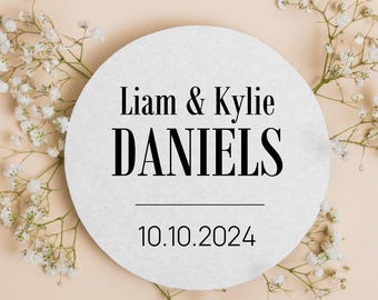 Custom Drink Coasters for Weddings, Coaster as Favors, Wedding Favor Coasters, Unique Wedding Coasters, Personalized Wedding Coasters (179)