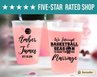 Customized Frosted Cup as Favors, Personalized Frosted Cup Wedding Favor, Custom Frosted Cup Favor, Custom Wedding Frosted Cup Favor (274)