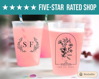 Frosted Cups, Wedding Frosted Cups, Custom Frosted Cups, Personalized Frosted Cups, Frosted Cups Favors, Personalized Cup Wedding Gift (168)