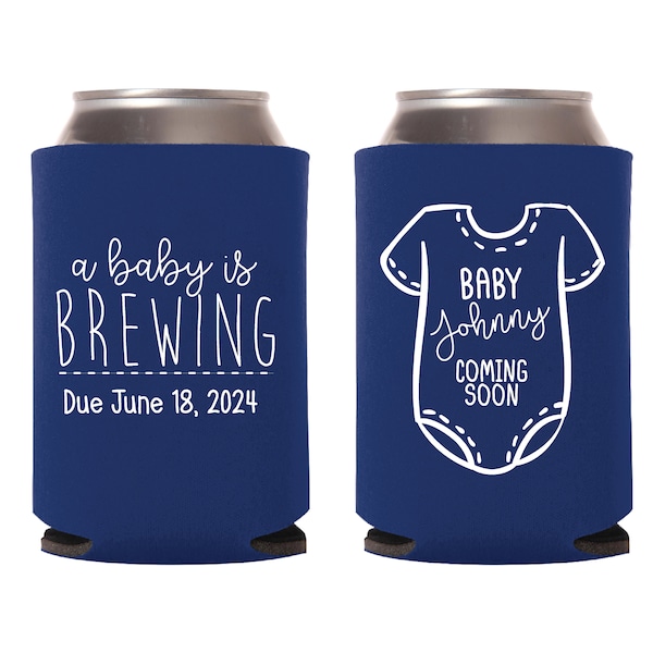 Baby Shower Can Coolers, Can Coolers, Baby Shower Can Coolers, Custom Baby Shower Favors, Baby Shower, Baby Brewing Baby Shower Favors (5)