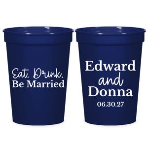 Personalized Stadium Cups for Wedding, Custom Stadium Cups Favor, Custom Wedding Stadium Cups, Personalized Wedding Stadium Cups Favor (422)