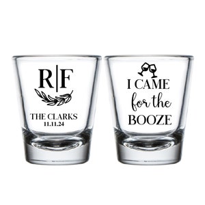 Custom Shot Glasses Favor, Custom Wedding Shot Glasses Favor, Customized Shot Glasses as Favors, Personalized Shot Glasses for Wedding (301)