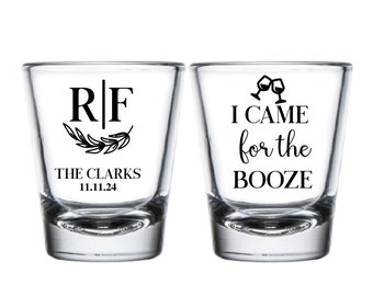 Custom Shot Glasses Favor, Custom Wedding Shot Glasses Favor, Customized Shot Glasses as Favors, Personalized Shot Glasses for Wedding (301)