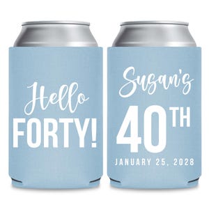 40e verjaardag, 40e verjaardagsfeestje, Cheers To 40 Year, Cheers And Beers, Verjaardag Blikkoeler, 40e Verjaardag Blikkoeler, Custom Gunsten (366)