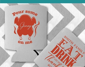 Friendsgiving Can Cooler, Thanksgiving Day Can Coolers, Custom Friendsgiving Can Coolers, Thanksgiving Can Coolers, Thanksgiving Gifts (116)