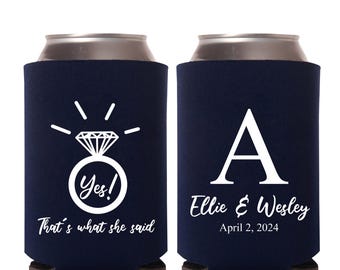 Personalized Wedding Can Coolers Favor, Custom Can Coolers Favor for Guest, Custom Can Coolers Favor, Custom Wedding Can Coolers Favor (273)