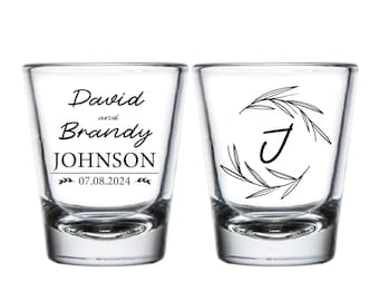 Wedding Shot Glasses Favors, Custom Thank You Shot Glasses, Shot Glass Wedding Favors, Custom Wedding Shot Glass, Custom Shot Glasses (291)