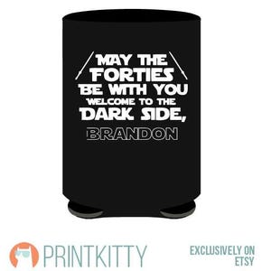 Personalized Birthday Cooler -  Funny Birthday Can Cooler - Forties Birthday Can Cooler - Party Favor - Free Shipping on Birthday Favor (67)