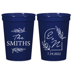 Custom Stadium Cups, Personalized Stadium Cups, Plastic Cup Favors, Custom Birthday Cups as Favors, Personalized Wedding Stadium Cup (170)