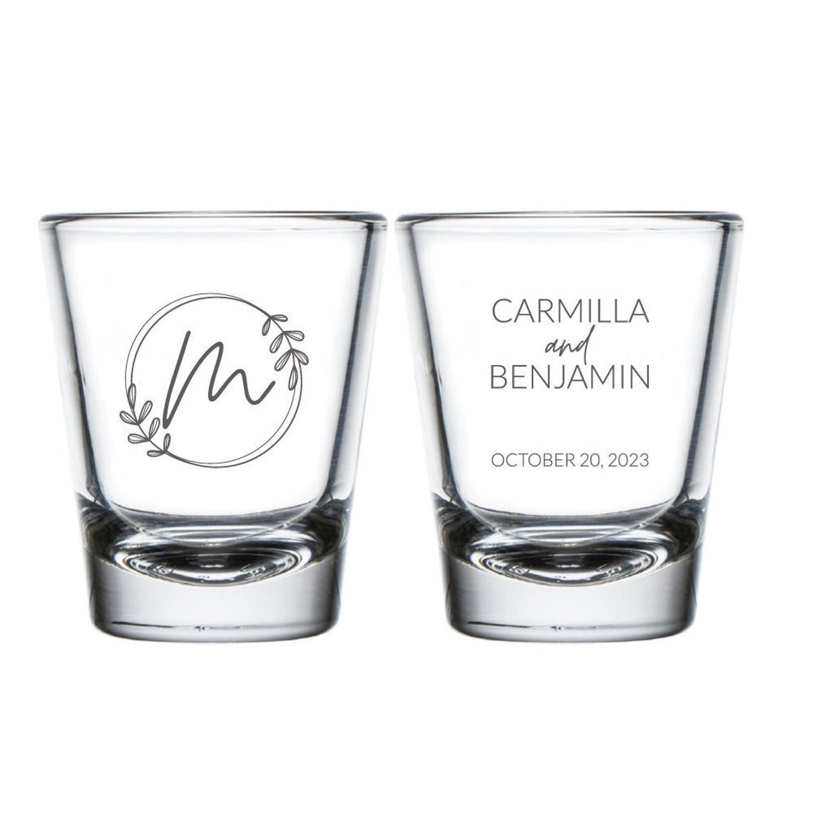Personalized Wedding Shot Glasses Personalized Shot Glasses Etsy