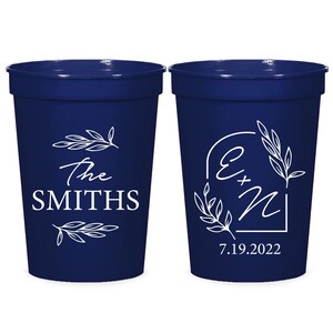 Custom Stadium Cups, Personalized Stadium Cups, Plastic Cup Favors, Custom Birthday Cups as Favors, Personalized Wedding Stadium Cup (170)