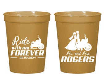 Custom Stadium Cups Favors, Personalized Stadium Cup Wedding Favor, Custom Wedding Stadium Cup, Personalized Wedding Stadium Cup Favor (281)