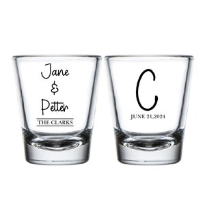 Custom Shot Glasses, Shot Glasses Wedding Favors, Custom Wedding Shot Glasses, Wedding Shot Glasses as Favors, Customized Shot Glasses (311)