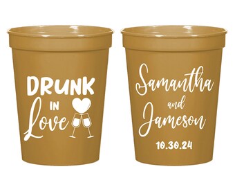 Personalized Wedding Stadium Cups Favor, Custom Stadium Cups Favor for Guests, Custom Stadium Cup Favors, Wedding Stadium Cups Favor (278)