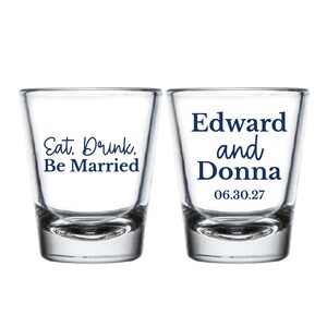 Personalized Shot Glasses for Wedding, Custom Shot Glasses Favor, Custom Wedding Shot Glasses, Personalized Wedding Shot Glasses Favor (422)
