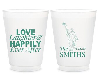 We've Waited For This Personalized Wedding Frosted Cups, Custom Wedding Frosted Cups, Wedding Frosted Cups Favors, Custom Frosted Cups (420)