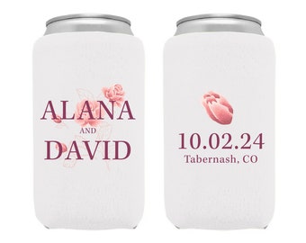 Full Color Neoprene Can Coolers, Personalized Neoprene Can Cooler Favor, Full Color Neoprene Can Coolers, Neoprene Stubby Holder Favor (405)