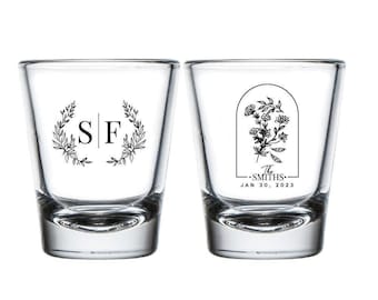 Wedding Shot Glasses, Custom Shot Glasses, Personalized Shot Glass, Shot Glass Wedding Favors, Personalized Wedding Shot Glasses Gifts (168)