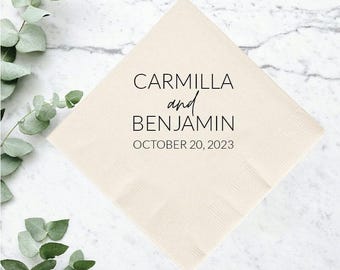 Custom Cocktail Napkins, Personalized Cocktail Napkin Favors, Custom Wedding Napkins, Custom Wedding Paper Napkins, 2ply Paper Napkins (16)
