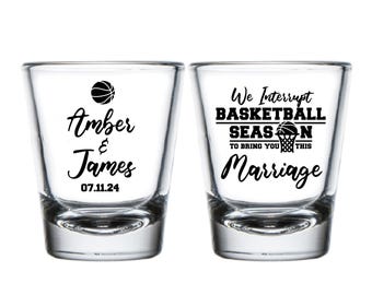 Wedding Shot Glass Favor, Personalized Wedding Shot Glasses Favor, Custom Shot Glasses Favor for Guests, Custom Shot Glass as Favors (274)