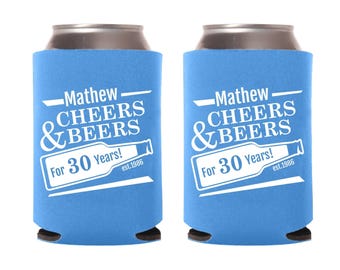 Personalized Favors Birthday Can Coolers - Customized Birthday Favors Printed Can Coolers as Favors - Custom Can Cooler Birthday Favors (28)