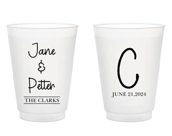 Custom Frosted Cups, Frosted Cups Wedding Favors, Custom Wedding Frosted Cups, Wedding Frosted Cups as Favors, Customized Frosted Cups (311)
