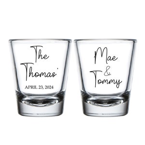 Shot Glasses Custom Wedding Favors, Wedding Party Shot Glasses Favors, Let&#39;s Party Shot Glasses, Personalized Shot Glasses for Wedding (310)