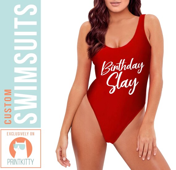 birthday slay swimsuit
