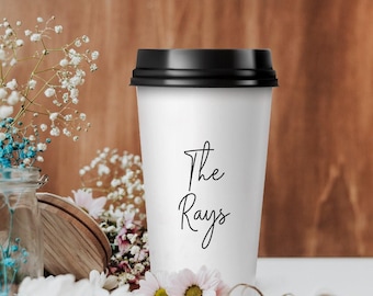 Personalized Wedding Coffee Cup, Customized Coffee Cup for Weddings, Custom Coffee Cups Wedding Keepsakes, Coffee Cup Wedding Keepsake (321)