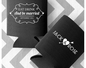 Personalized Wedding Can Cooler - Personalized Wedding Can Cooler Favor - Fun, Quirky & Fresh custom printed Coolers with Free Shipping (68)